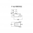 AHCON BY PASQUIN P102 LUFT‑HYDRAULISK DONKRAFT 30/15 TONN MED LØST HÅNDTAK, MOBIL, LØFTEHØYDE 175–364 MM thumbnail