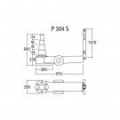 AHCON BY PASQUIN P304S LUFT‑HYDRAULISK DONKRAFT 58/45/25/13 TONN, LØFTEHØYDE 230–640 MM thumbnail
