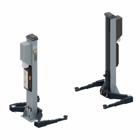 Q-LINE E25 2-SØYLER LØFTEBUKK, 5.000 KG, HYDRAULISK MED M-ARMER