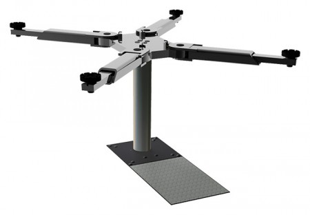 PITLIFT 1-STEMPELET INGROUND LØFTEBUKK 3200 KG, ARMER 540–1130 MM, MIN. HØYDE 100 MM
