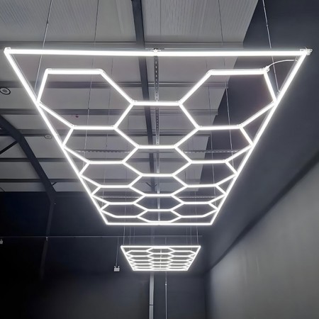 Q-LINE HEXAGON LED LYS ALUMINIUM