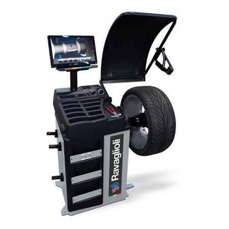 RAVAGLIOLI GP3.150WS BALANSERINGSMASKIN MED SONAR OG PNEUMATISK OPPSPENNING