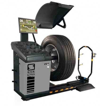 SICE S795 HD AVBALANSERINGSMASKIN MED SONAR RUNOUT-DIAGNOSE INKLUDERT ART40+KCT40 ADAPTER OG KONUSSETT